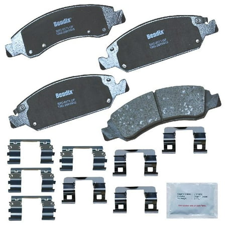 Go-Parts OE Replacement for 2008-2018 GMC Yukon Front Disc Brake Pad Set for GMC Yukon (Base /