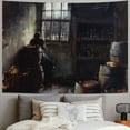 thumbnail image 2 of Orinice Barrels Window Person Tapestry Wall Hanging Unique Style Graphic Tapestries Home Decor 40x30inch, 2 of 6
