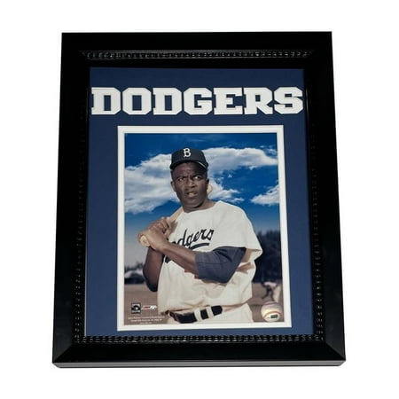 VOS Los Angeles Dodgers J. Robinson 11×14 Framed Photo – Iconic Baseball Wall Art| High-Quality Sports Memorabilia Decor | Perfect Collectible Gift for Fans | Historic Tribute Frame for Home & Office