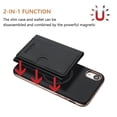 thumbnail image 2 of Allytechgroup Wallet Case for iPhone XR, RFID Blocking PU Leather Stand Phone Shell with Credit Card Slot Shockproof Protective Back Cover for iPhone XR Women Men, Black, 2 of 7