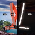 thumbnail image 4 of Running Reflective Vest Gear 3 Pack, Adjustable Safety Vest High Visible Reflective Belt Straps Night Walking Vest, 4 of 7