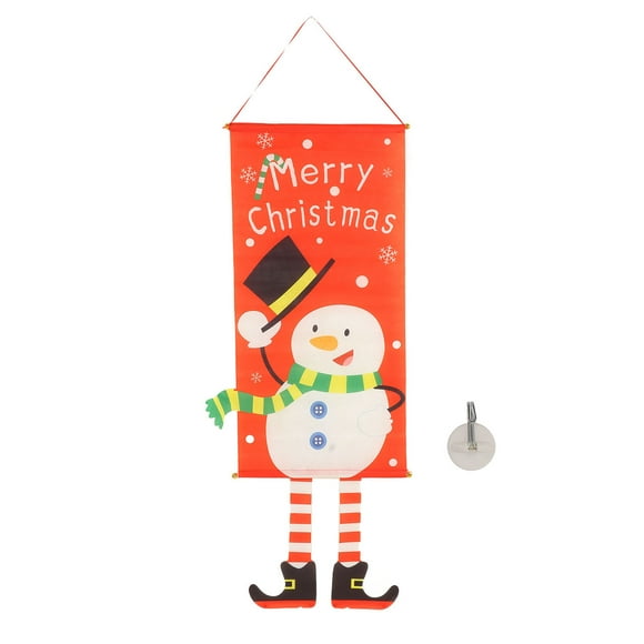Christmas Snowman Hanging Flag,Christmas Snowman Hanging Flag Christmas Wall Hanging Cloth Christmas Decorative Banner Exceptional Value