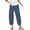 Dark Blue, variant on Sngxgn Women Stretch Pants Casual Work Lounge Pant Fashion Button Office High Waist Straight(AG,L)