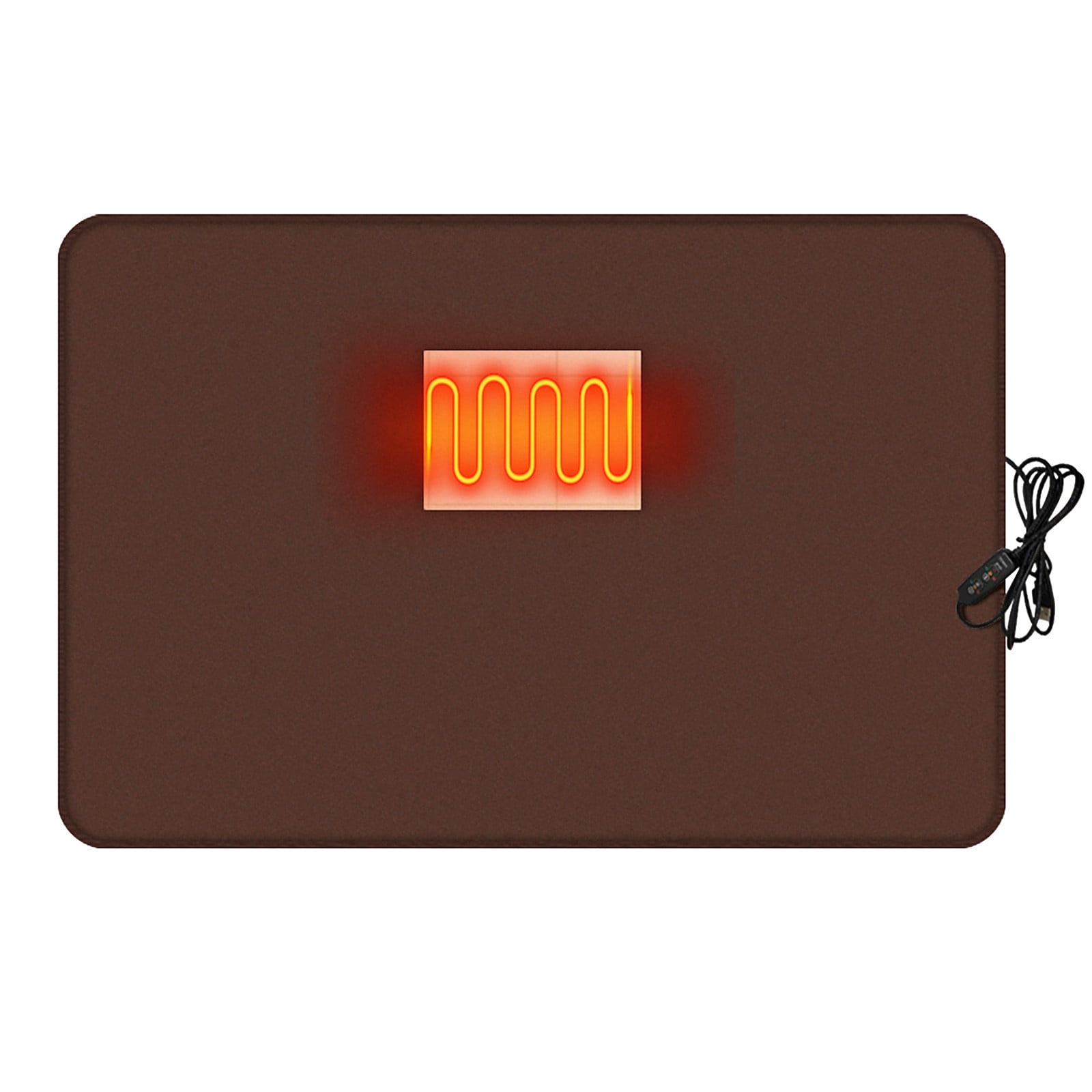 Teissuly Portable 5V Heated Car USB Electric Warm Blanket Cover Heater