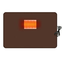 ZFYXGS Portable Electric Heated Blanket Throw Brown for Bed Car Couch on Clearance