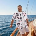 thumbnail image 2 of COOFANDY Big & Tall Button Up Shirts for Men Short Sleeve Collared Untucked Shirts Wrinkle Free Summer Shirts, 2 of 6