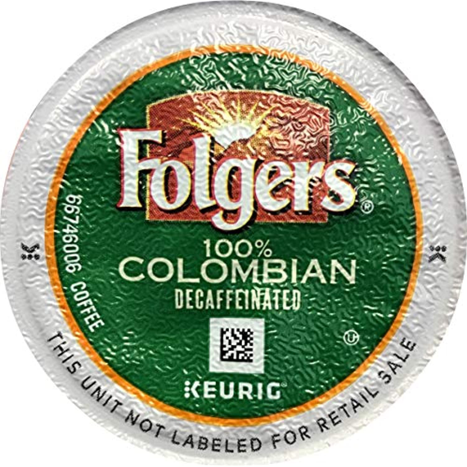 Folgers 100 Percent Colombian Decaffeinated Coffee Single Serve Pods