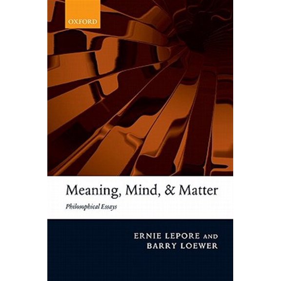 Meaning, Mind, and Matter: Philosophical Essays, (Hardcover)