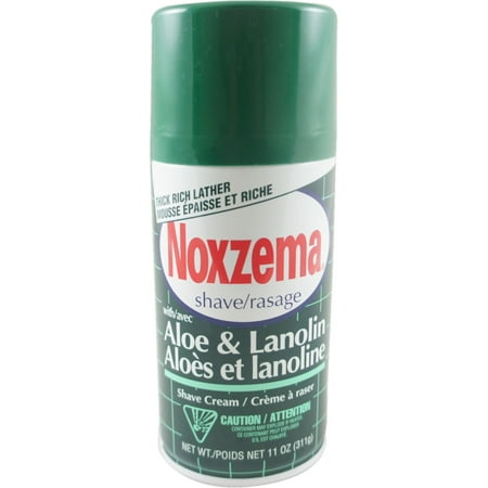 Noxzema Shave Cream Aloe and Lanolin 11 oz