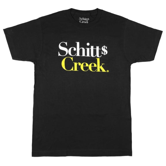 Schitt's Creek Mens' TV Series Logo Graphic T-Shirt (Small)