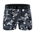 thumbnail image 1 of Crazy Boxer Disney Mickey Mouse In Black and White Boxer Briefs-Large (36-38), 1 of 3