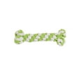 thumbnail image 6 of Small Dog Rope Dental Toys Braided Soft 6 inch Blue Ring or 8 inch Green Bone (Green Rope Bone), 6 of 7