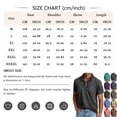 thumbnail image 2 of HAJWOH Men's Polo Shirts with Collar Short Sleeve Distressed Washed Cotton T-Shirts Button Casual 2026 Summer Tee Tops Clothing, 2 of 4