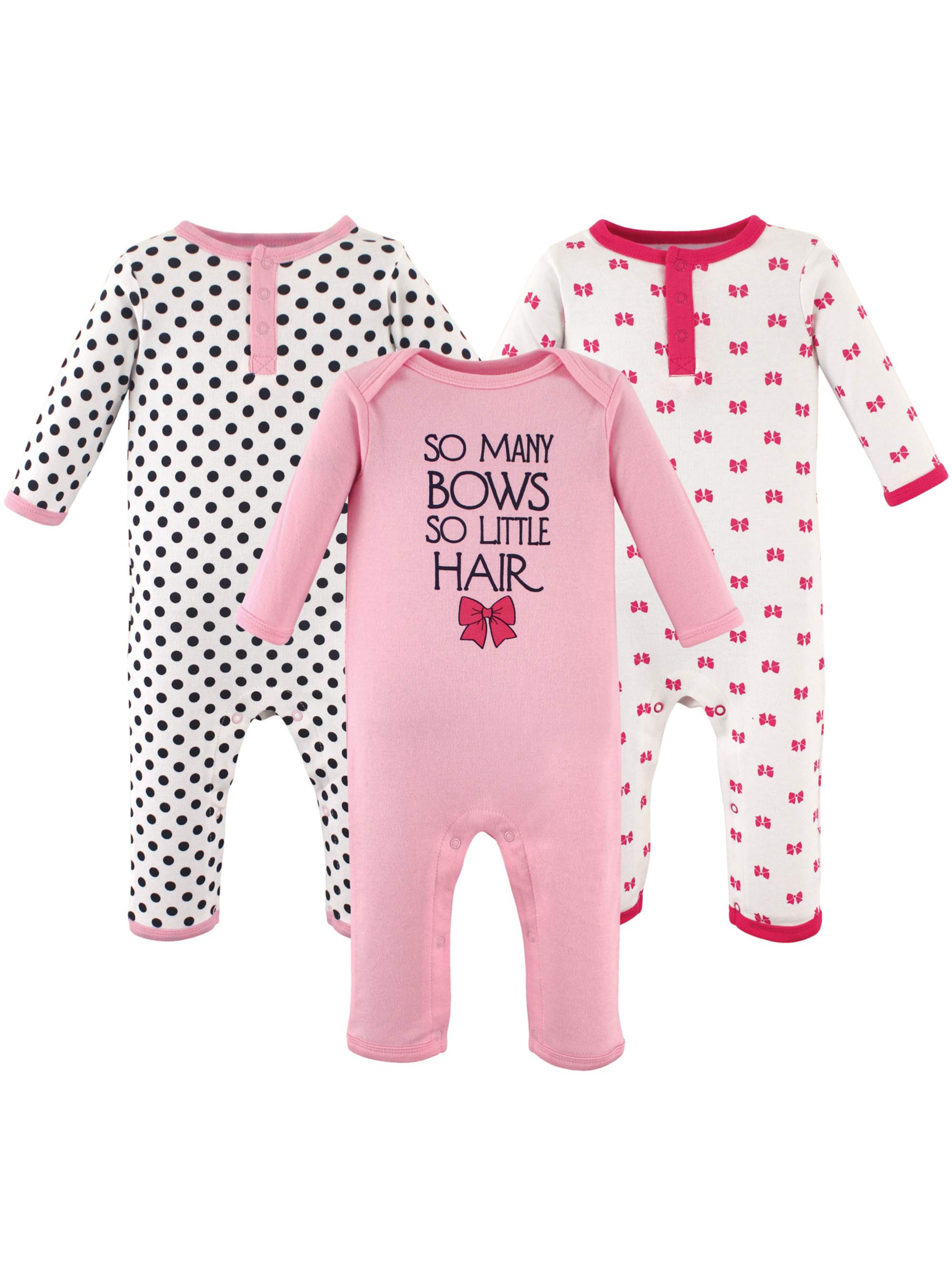 3-Pack Fruit Hudson Baby Union Suits//Coveralls