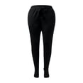 thumbnail image 6 of CQONEPT Sweatpants for Girls Fleece Lined Footed Pants Athletic Elastic Waist Lounge Jogging Warm Pants Black 11-12 Years, 6 of 7