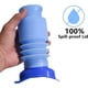 thumbnail image 2 of Urinario de emergencia reutilizable, portátil, retráctil, personal, móvil, para niños, adultos, viajes en RV (750 ml), 2 of 4