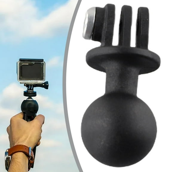 Portable RAM Mount Tripod Ball Head Base Adapter For GoPro Hero 5 4 3 3 2 Camera Mini Tripod Ball Head Flash Bracket Holder