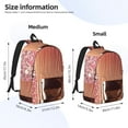 thumbnail image 2 of Saiise Sac à Dos pour Ordinateur Portable avec Imprimé Paillettes Roses - Bretelles Réglables, Résistant à l'Eau, Grande Capacité, Design Élégant, Unisexe pour École, Bureau, Voyage-Petit, 2 of 5