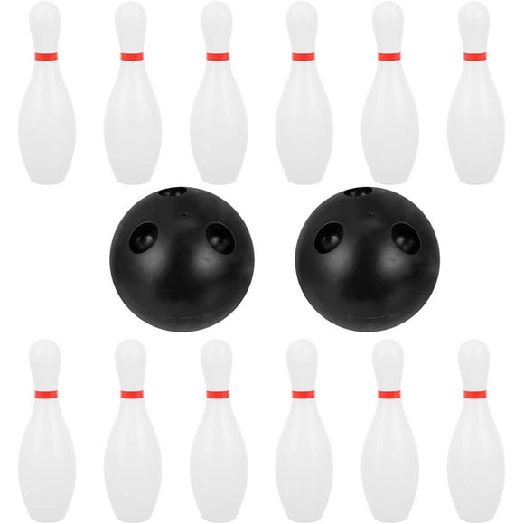 CPDD Kid Bowling Set Toy Bowling Game Skittle Ball Plastic Pin Ball Bowling Pins Indoor Home Family Toys Toss Sports Development Game for Active Party Family Games