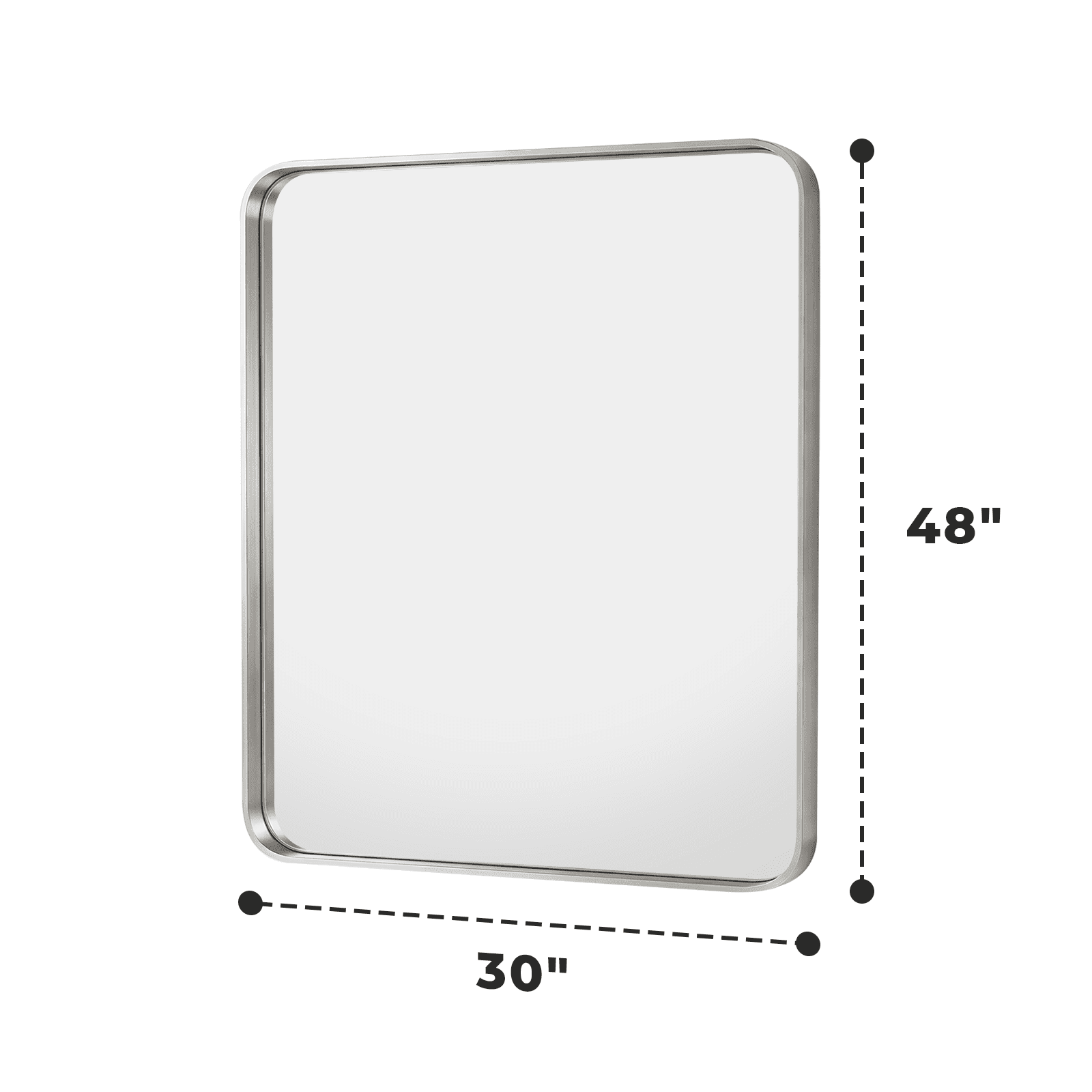 Alvantor Rectangle Vanity Bathroom Mirror with Metal Frame for Restroom