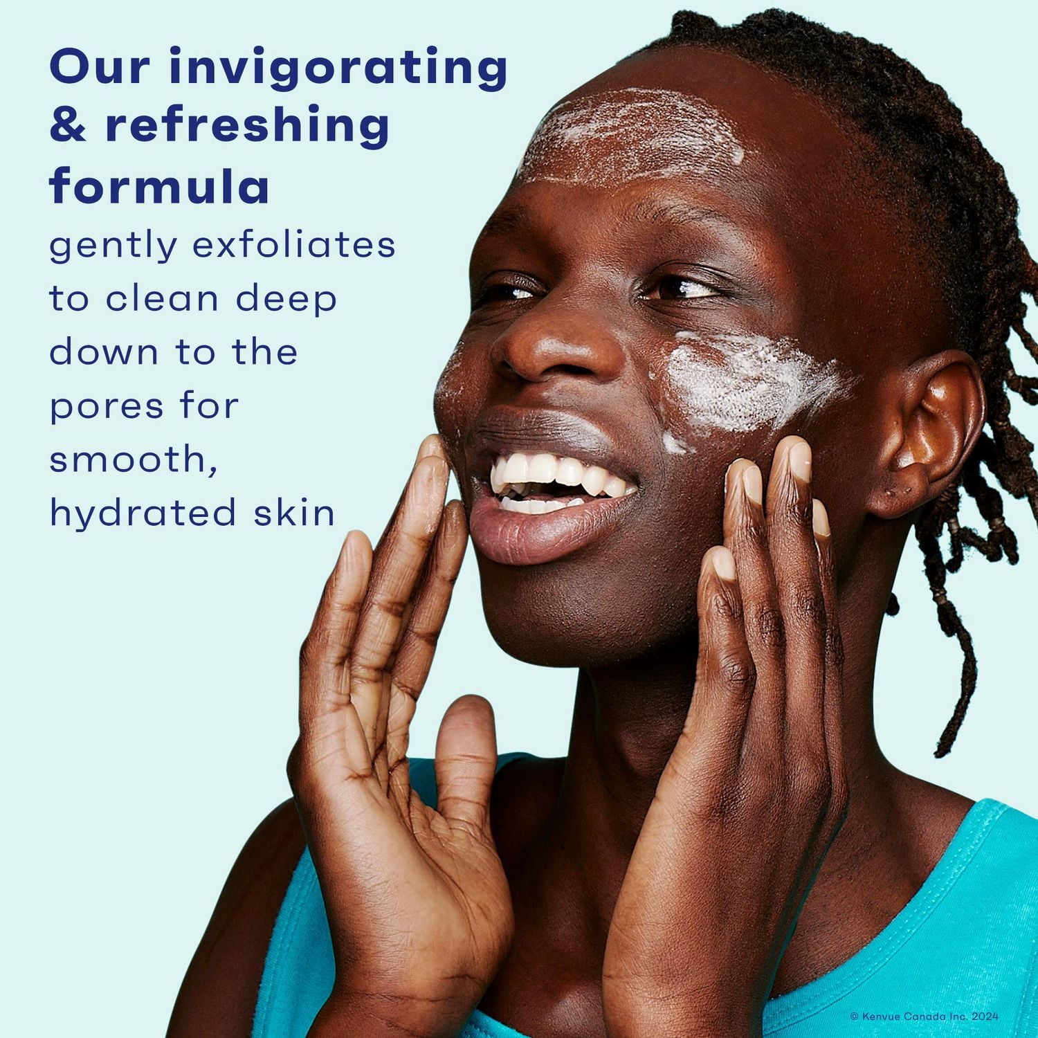 Clean & Clear Oil-Free Deep Action Exfoliating Cleanser with Pro-Vitamin B5, Gentle Exfoliating Daily Face Wash Cleans Deep for Soft, Smooth, Hydrated Skin, Paraben-Free, 198 g