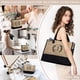 thumbnail image 3 of Bolsa Tote YOOLIFE Regalos de Cumpleaños para Mujeres con Letra J en Yute, 3 of 8