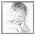 thumbnail image 2 of ArtToFrames 34" x 34" Classic Silver Picture Frame, 34x34 inch Silver Wood Poster Frame (WOM-4926), 2 of 7