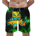 thumbnail image 5 of Geometry Dash Mens Board Shorts Quick Dry Swim Trunk Lightweight Soft Swimsuit Bathing Suit for Boys 2XL, 5 of 8