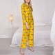 thumbnail image 3 of Balery Leopard Print Conjunto de Pijama con Estampado para Mujer, Conjunto de Dos Piezas con Manga Larga, Ropa de Dormir Suave con Bolsillos, Pijamas Cómodos-Small, 3 of 7