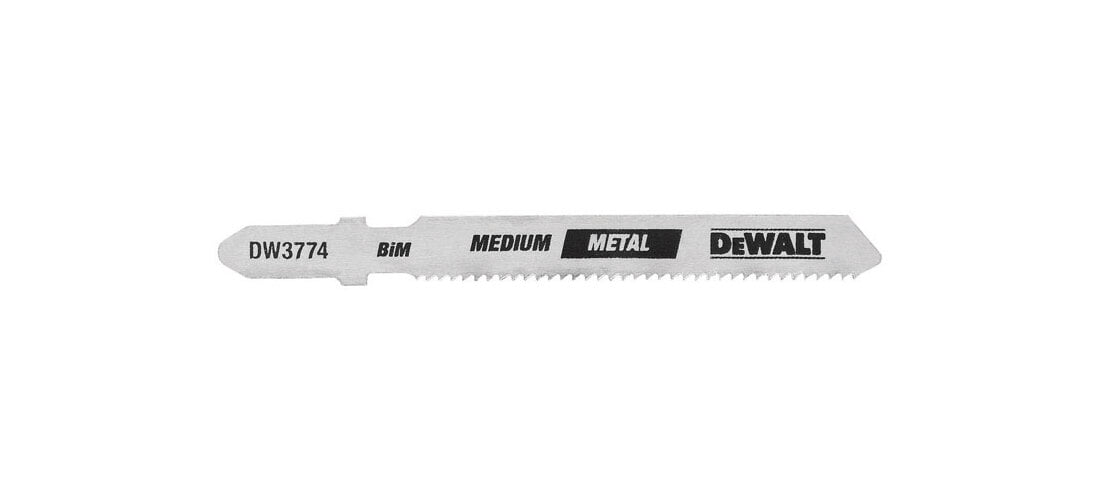 5Pk Bi-Metal Jig Saw Blade, 3" L, 18 TPI Dewalt Metal Cutting DW3774-5