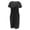 Black, variant on snilers Maternity Nursing Dress Summer V Neck Casual Short Sleeve Breastfeeding Dresses Soft Comfy Knee Length Dress S-2XL