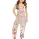 thumbnail image 1 of Odeerbi 5-14 Años Niñas Traje de Verano Floral Impresión Camisola Romper Casual Overalls Bib Pantalones Generales Con Bolsillos, 1 of 6