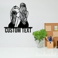 thumbnail image 5 of Handmadetneonsign Custom Daughter Mom Metal Wall Art LED Light, Daughter Mother Metal Sign, 5 of 5