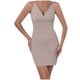 thumbnail image 2 of Vestido mini informal sin mangas con escote en V y corsé retráctil para mujer, 2 of 9