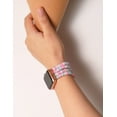 thumbnail image 6 of TOYOUTHS Heishi Beads Bracelet Compatible with Apple Watch Band Stretch Women Summer Beach Surfer Stackable Clay Preppy Band for Iwatch 38/40/41/42/44/45mm Series SE 8 7 6 5 4 3 2 1, 6 of 7