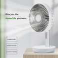 thumbnail image 2 of Mute Desktop Fan Usb Charging Electric Small Fan Convenient Desk Fan (black), 2 of 4
