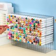 thumbnail image 4 of 2PCS Display Stand Side Drawer Vertical Plastic Smooth Storage Rack Single Grid Multi Layer Sturdy Pen Box Earrings Transparent, 4 of 9