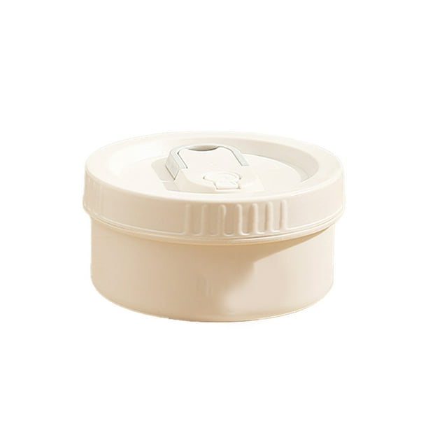 Matsuzay Fiambrera con aislamiento térmico para horno microondas, caja de almacenamiento de alimentos desmontable a prueba de fugas para acampar y Cocina y Comedor Blanco Pequeño Matsuzay HA083550-01