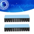 thumbnail image 4 of Heat Sink, Aluminum Heat Sink Radiator Cooler, 2Pcs Cooling Fins Aluminum Power Radiator Slotted Heatsink Kit for Electronics 120x40x20mm, 4 of 8