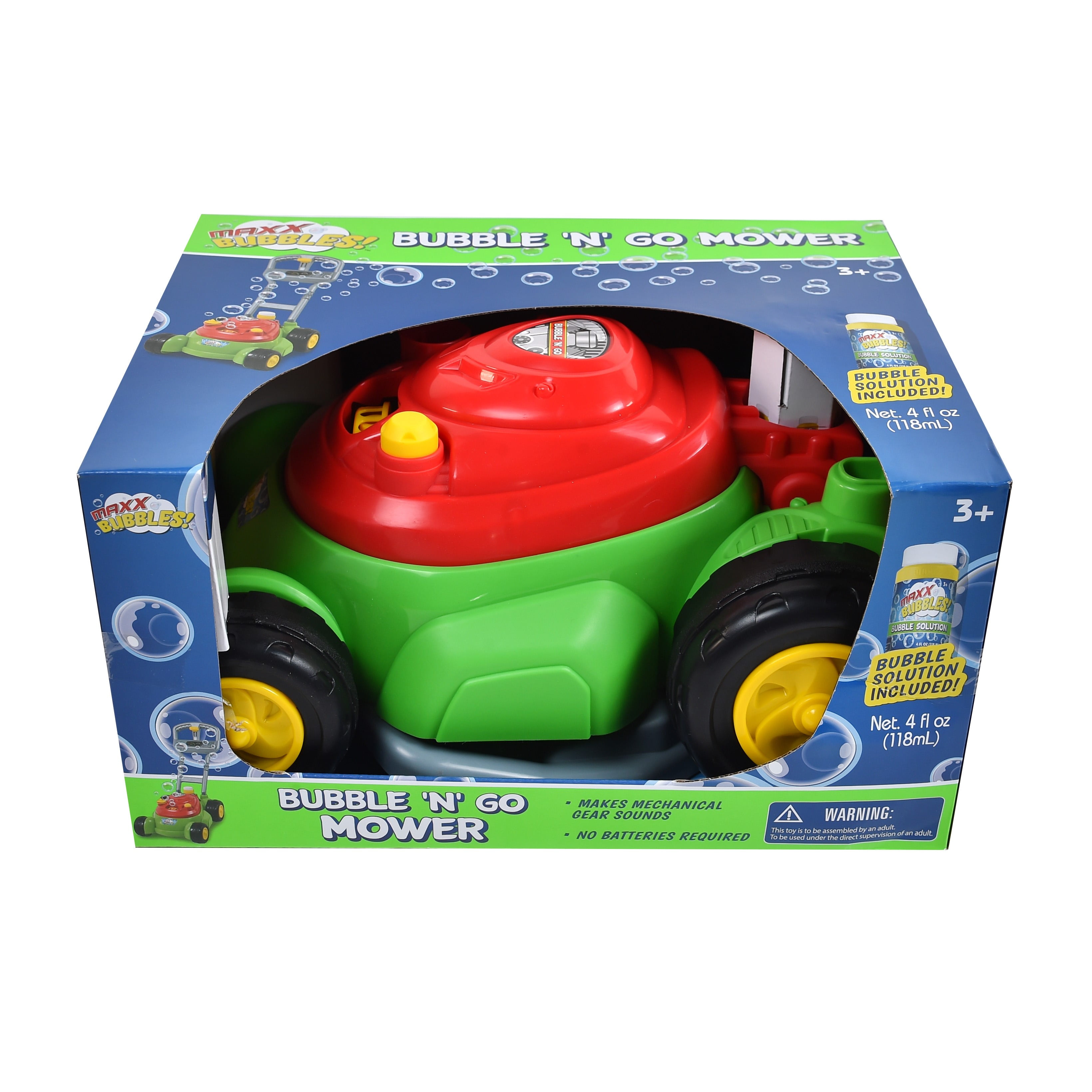 Mr. Bubbles Electric Bubble Mower With 4oz Solution – Awesome Toys
