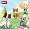 thumbnail image 6 of NWJ DIY Cat Desk Decor Building Blocks Set – Cute Animal Model Construction Toy for Kids, Creative Birthday Gift for Boys & Girls, 6 of 7