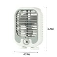 thumbnail image 3 of TUOBARR New Turbo Water Refrigeration Fan Usb Desktop Spray Electric Fan, Wind Circulation Portable Conditioning Cooler, 3 of 5