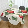thumbnail image 2 of Yayeee Tablecloths 60" x 60" Rectangle Wrinkle Resistant Party Table Cover, Apples Flower Pattern, 2 of 8