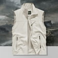 thumbnail image 2 of Men's Lightweight Softshell Vest Windproof Sleeveless Jacket for Travel Hiking Running Golf, 2 of 5