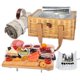 thumbnail image 1 of Cesta de Picnic Hap Tim para 4 Personas con Mesa de Vino Plegable y Bolsa Térmica, 1 of 6