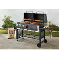 Expert Grill 3 in 1 Dual Fuel Gas and Charcoal 3 Burner Grill with