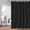 Black, variant on Lipa Farmhouse Boho Shower Curtain,Fabric Bathroom Curtain,White,72" x 72"