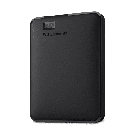 WD - Elements 2TB External USB 3.0 Portable Hard Drive - Black