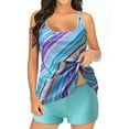 thumbnail image 3 of Blouson Tankini Tops for Women Swimwear Top Only Modest Tankini Tops Loose Fit Swim Tops No Bottom, 3 of 9