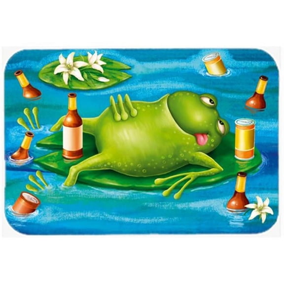 Frog Drinking Beer Glass Cutting Board, Large